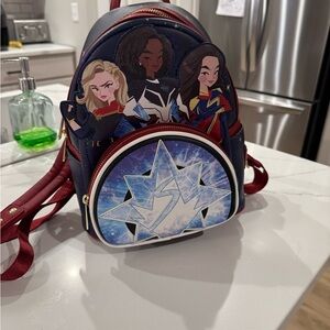 Loungefly Marvel Women's Backpack - Red and Blue